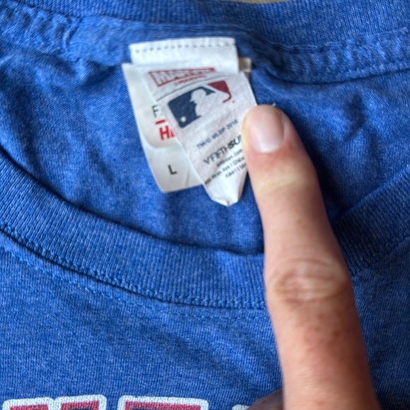 VTG Marvel Avengers Cleveland Indians Blue T-shirt Men’s Large - Picture 3 of 6